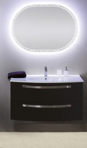 Мебель для ванной CEZARES COMFORT 101 Nero Lucido
