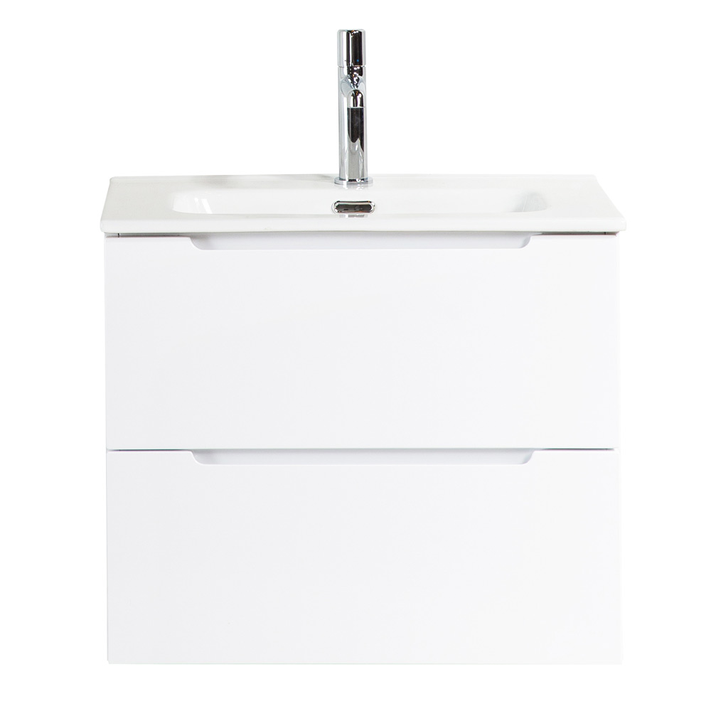 Тумба подвесная с раковиной BelBagno ETNA39-600/390-2C-SO-BL-P+BB600/390ETL