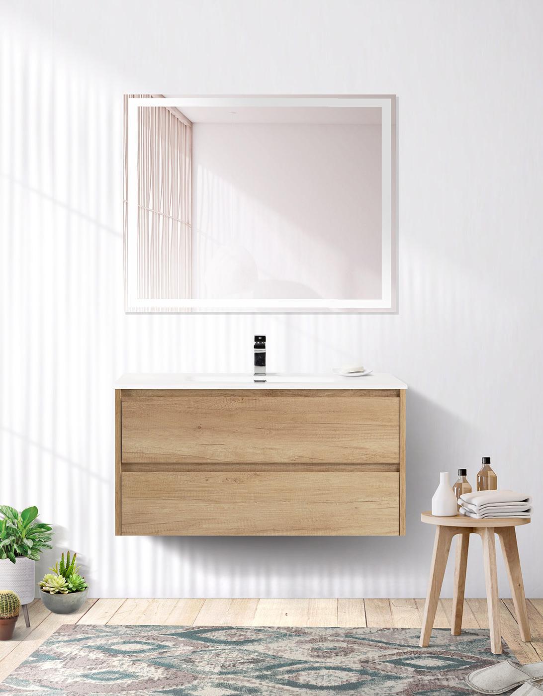 купить Тумба подвесная под раковину BelBagno KRAFT-1000-2C-SO-RNN 