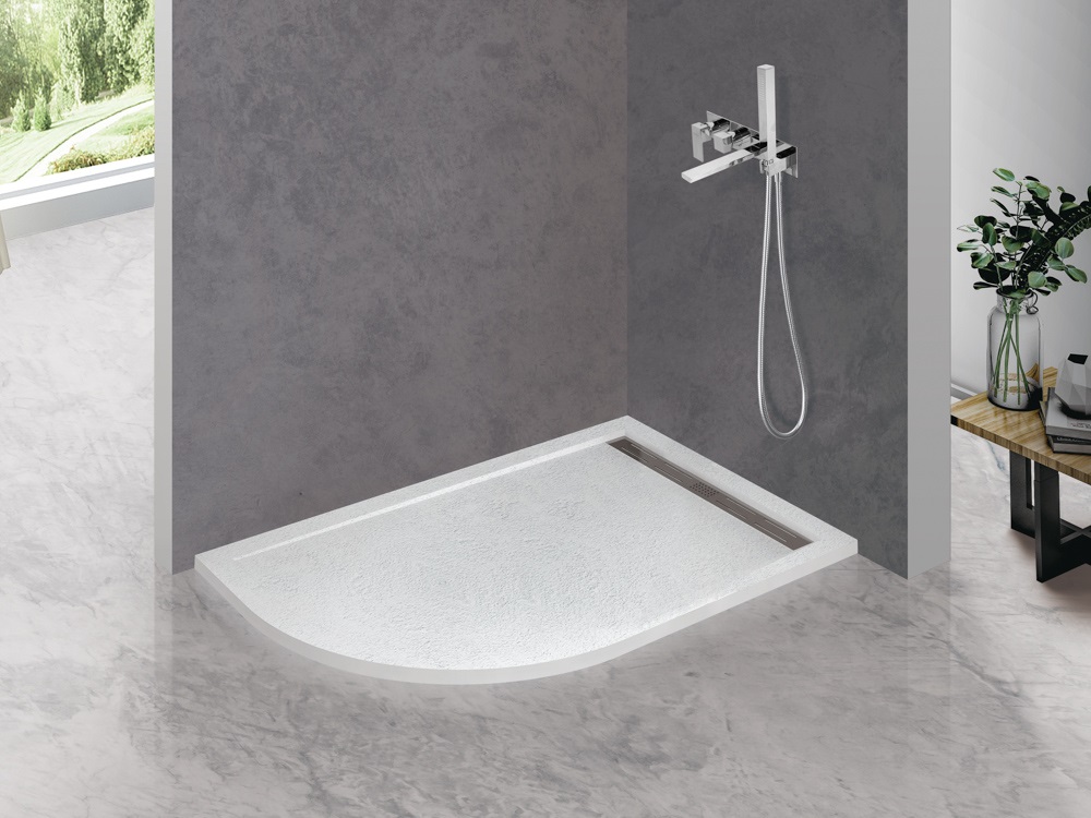 купить Поддон из искусственного мрамора 120х90 Cezares TRAY-AS-RH-120/90-550-30-W-R без сифона 