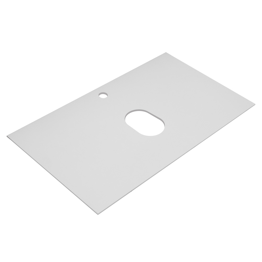 Столешница из керамогранита Cezares SLD-80/48-BO Bianco Opaco