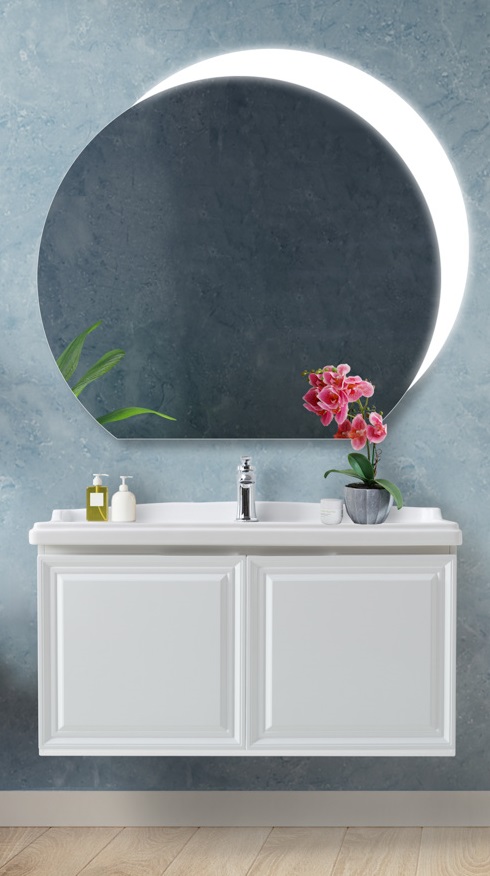 Мебель для ванной комнаты подвесная CEZARES GIUBILEO-1000-2A-SC-BL 100см Bianco Lucido 
