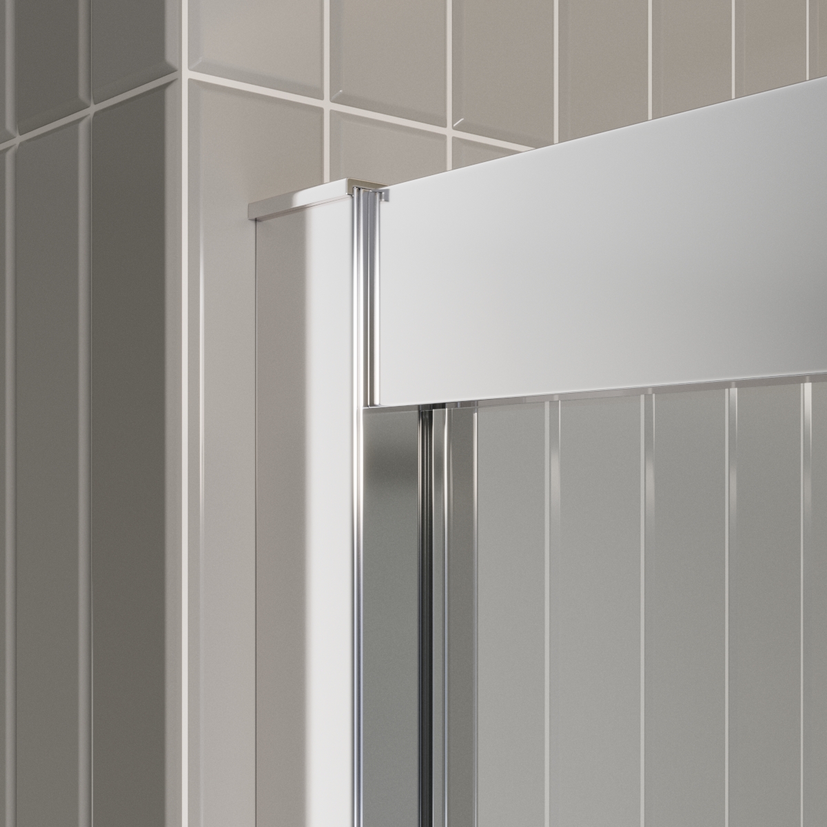 Дверь в проём BelBagno LUCE-BF-2-140-C-Cr