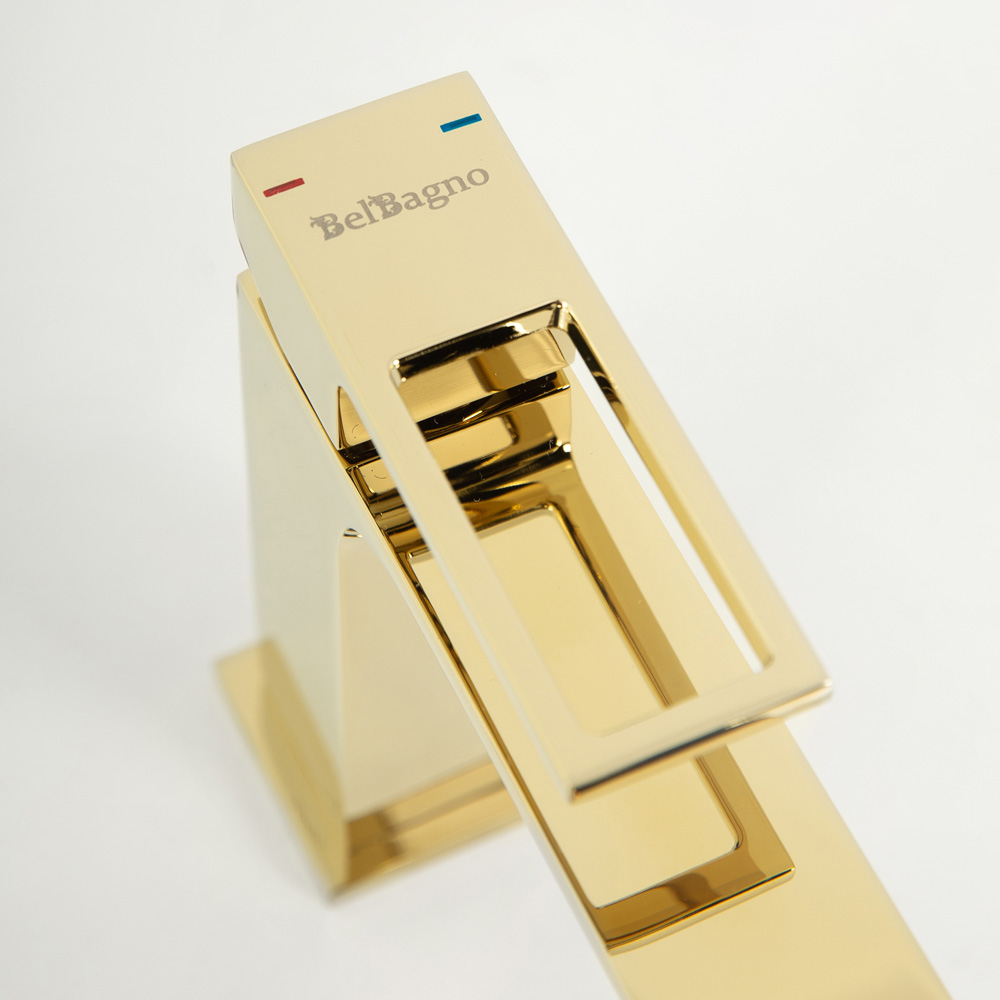 Смеситель BelBagno LUCE на раковину LUC-LVM-ORO