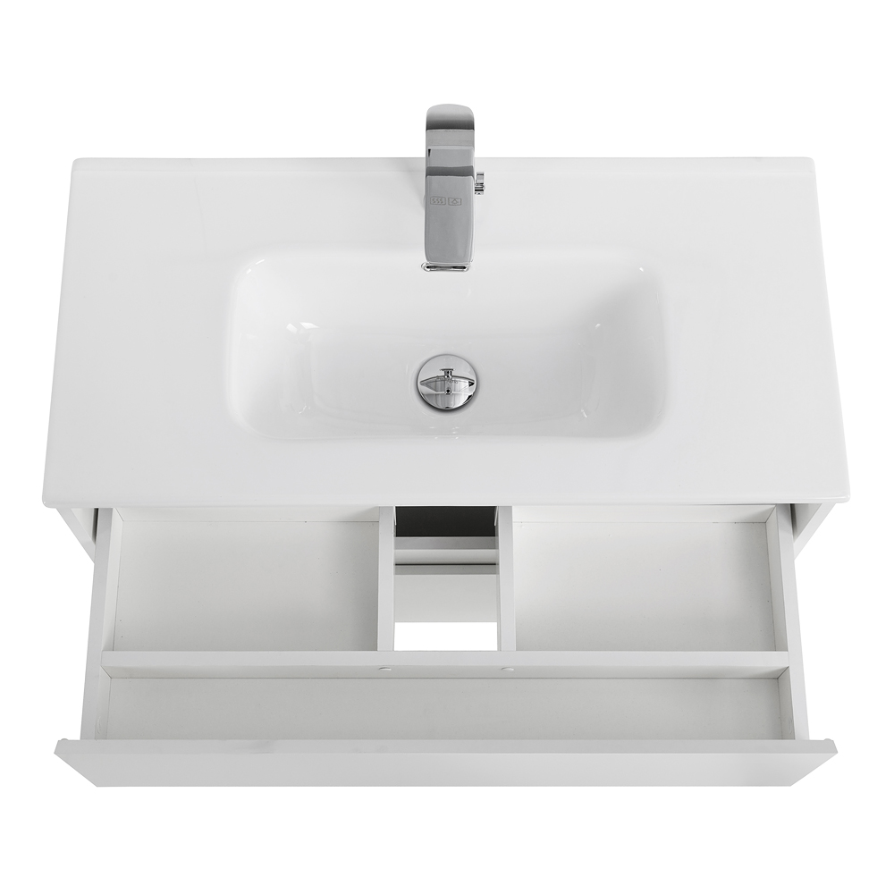 Тумба подвесная с раковиной BelBagno KRAFT 39-800/390-2C-SO-BO