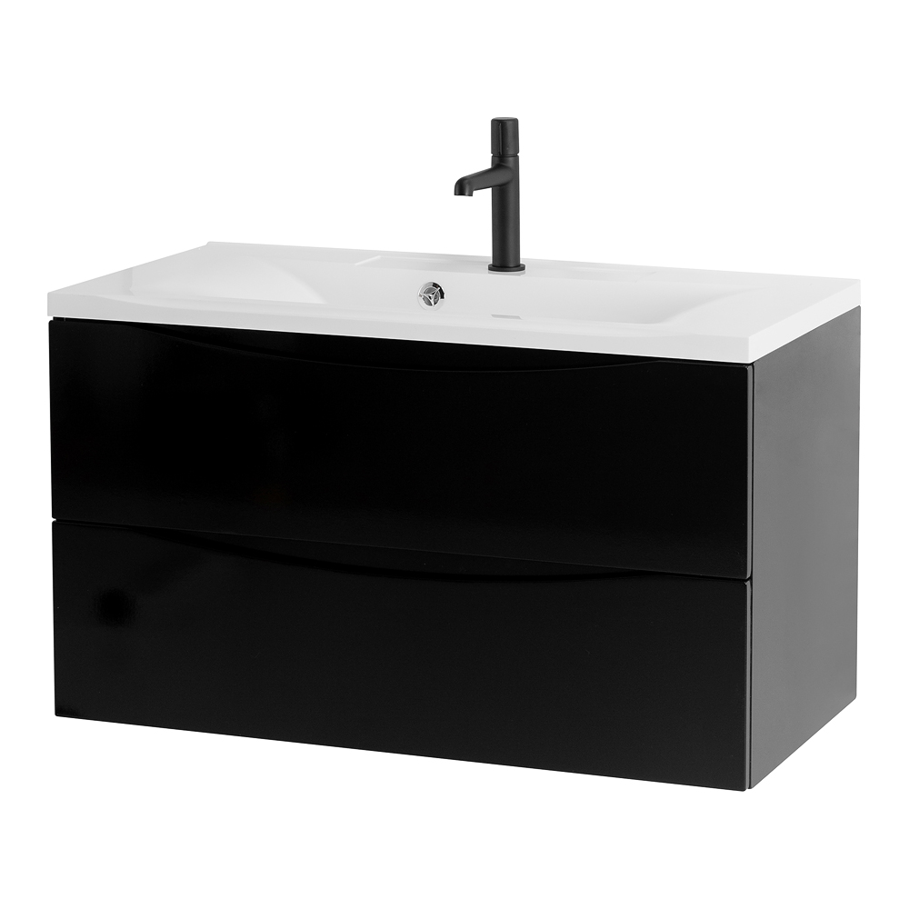 купить Тумба подвесная под раковину BelBagno MARINO-900-2C-SO-NL-P 