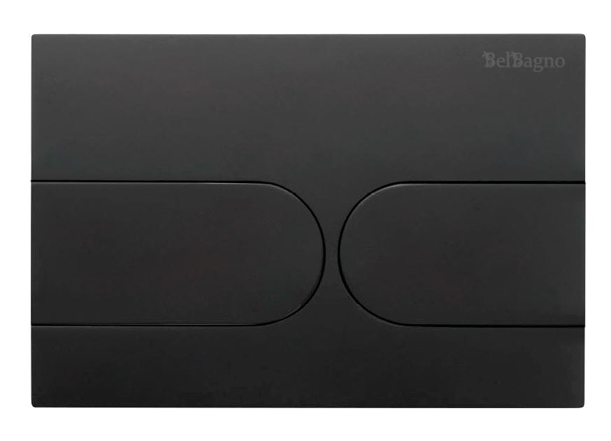 купить Кнопка смыва BelBagno BB-11-NERO.M цвет чёрный матовый 