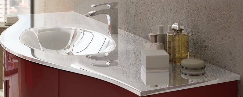 Мебель для ванной комнаты CEZARES RIALTO 136 см одна чаша Grigio nuvola 55219 + 55220 + 55221
