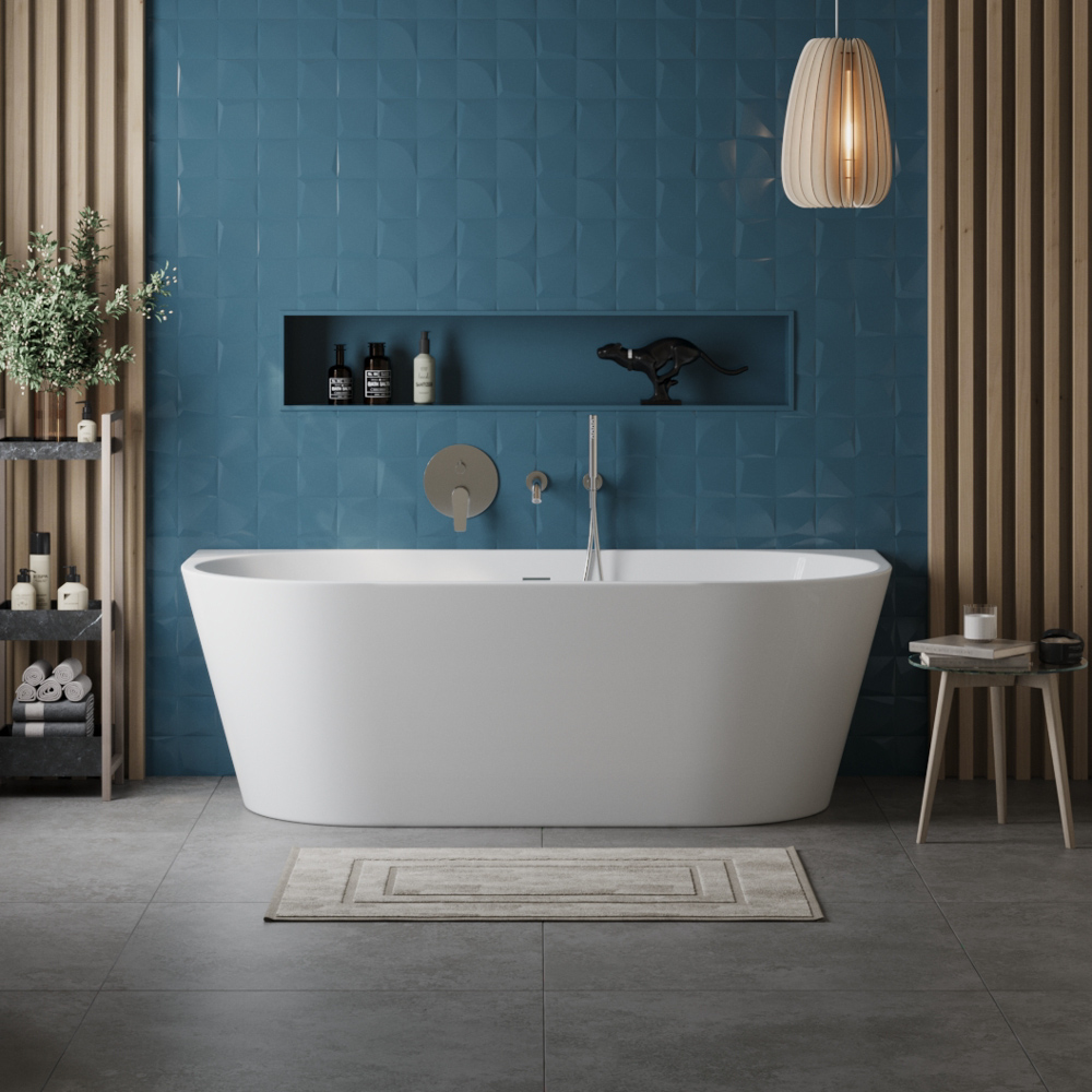 Ванна пристенная BelBagno BB710-1700-800