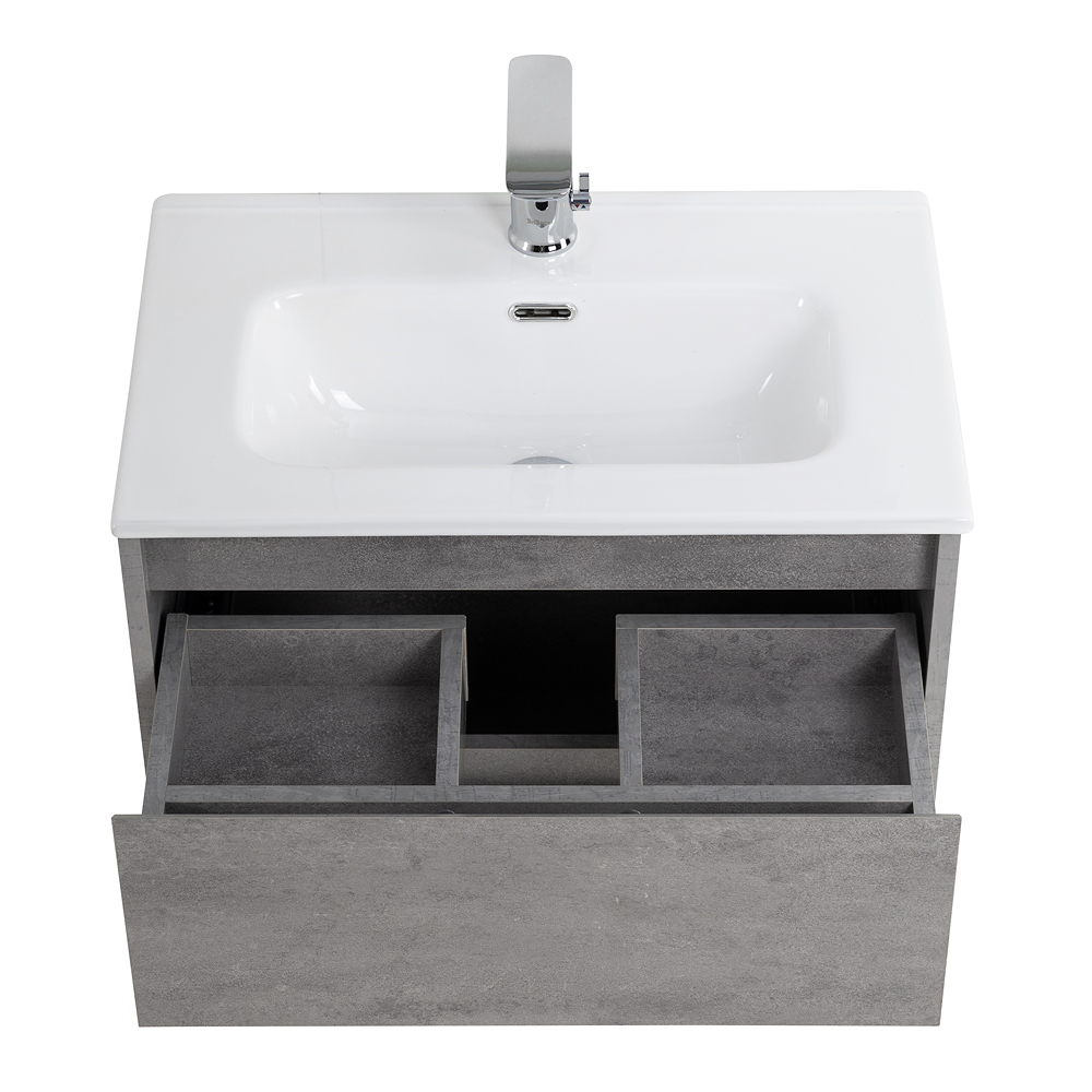 Тумба подвесная с раковиной BelBagno KRAFT 39-700/390-2C-SO-CG