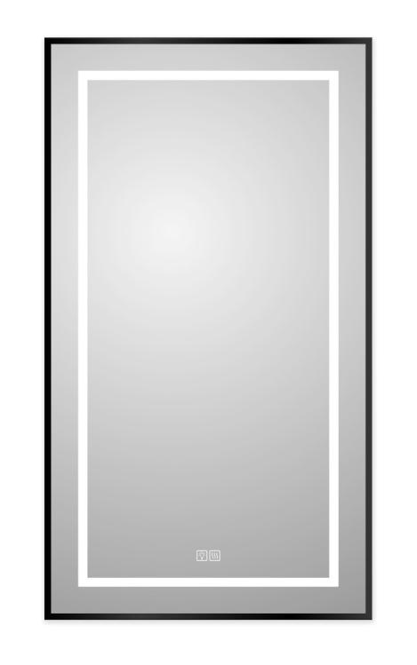 купить Зеркало BelBagno SPC-KRAFT-500-900-LED-TCH-WARM-NERO 