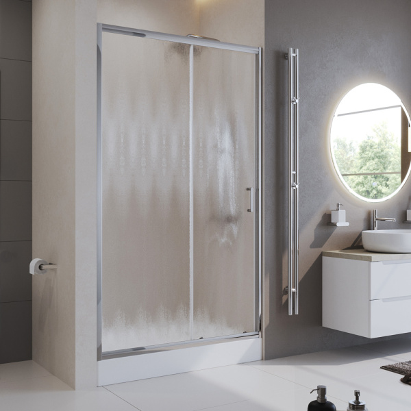 Дверь в проём BelBagno UNO-195-BF-1-130-CH-CR