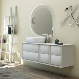 купить Мебель для ванной CEZARES BELLAGIO 140 см Bianco Opaco 