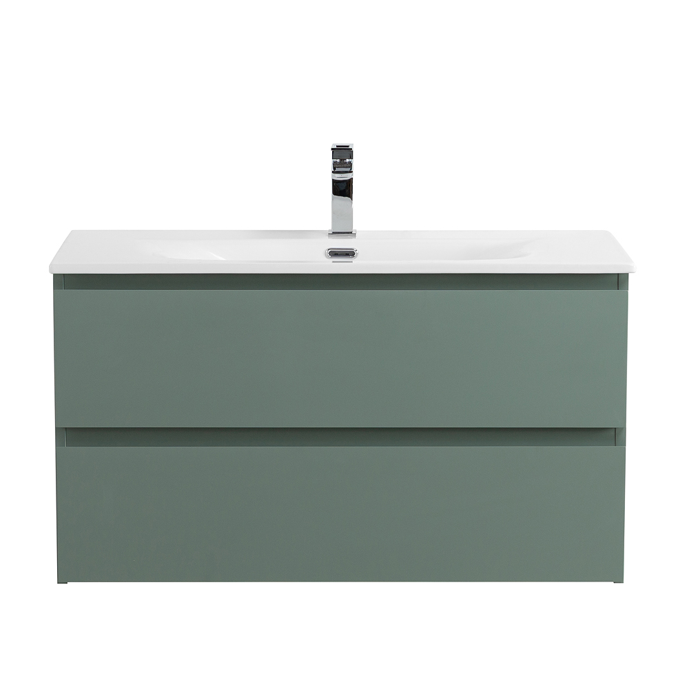 Тумба с раковиной подвесная BelBagno KRAFT-900-2C-SO-VO Еловый матовый, раковина белая BB-8099-90