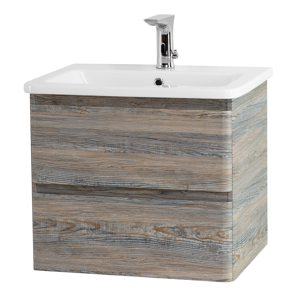 Тумба подвесная с керамической раковиной BelBagno ALBANO-CER-600-2C-SO-PS