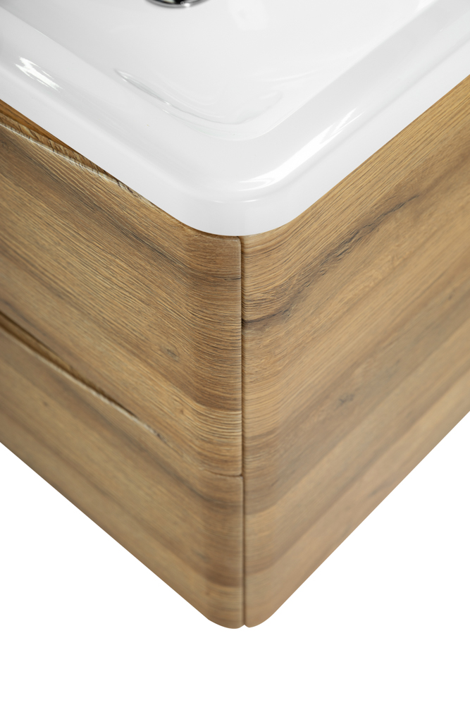 Мебель для ванной комнаты подвесная BelBagno ACQUA-600-2C-SO-RR 60см Rovere Rustico