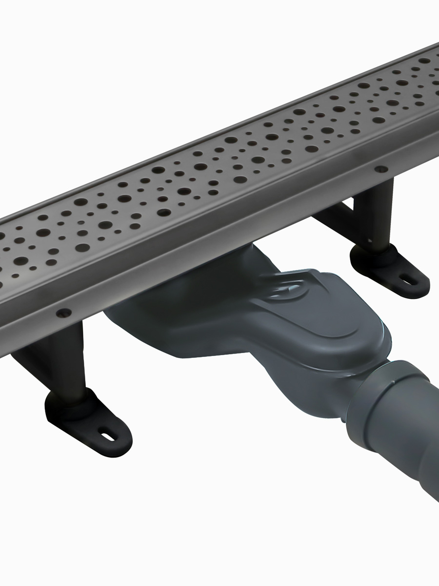 Душевой лоток CEZARES SLIDER-LD-60-GM оружейная сталь