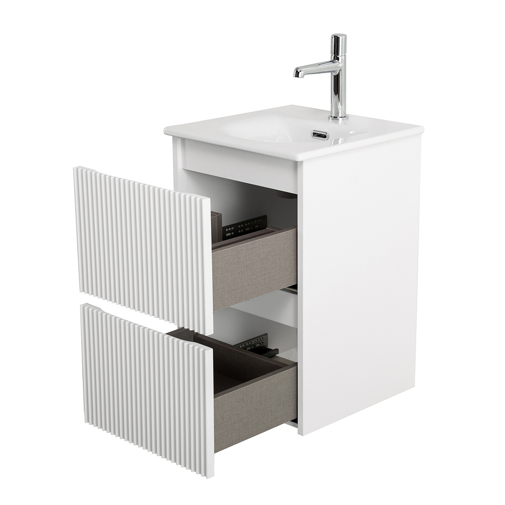 Тумба под раковину подвесная BelBagno UNO-MINI-400-2C-SO-BO