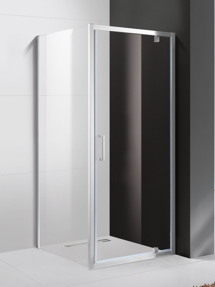 купить Душевой уголок Cezares MOLVENO-AH-1-100/80-C-Cr-IV, 100х80х195, профиль хром, стекло прозрачное 