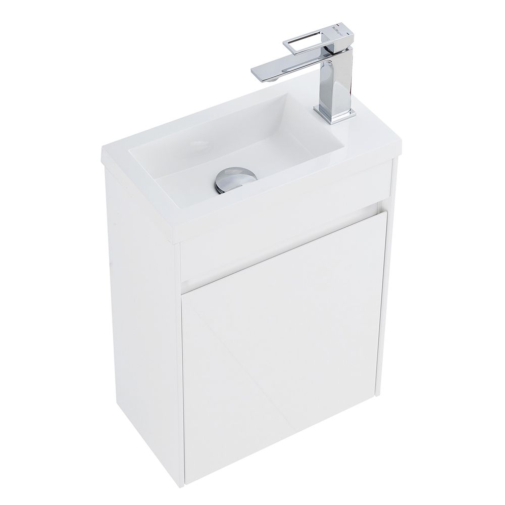 Тумба подвесная под раковину BelBagno PIETRA MINI-400-1A-SO-BL-R