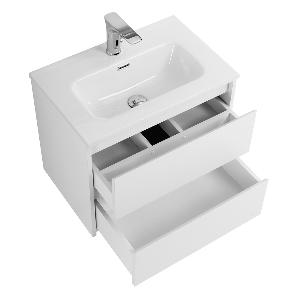 Тумба подвесная с раковиной BelBagno KRAFT 39-600/390-2C-SO-BO