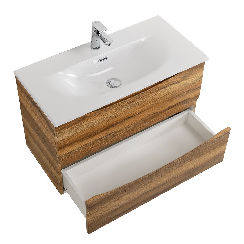 Тумба под раковину подвесная BelBagno MARINO-CER-MINI-900-2C-SO-RR-P