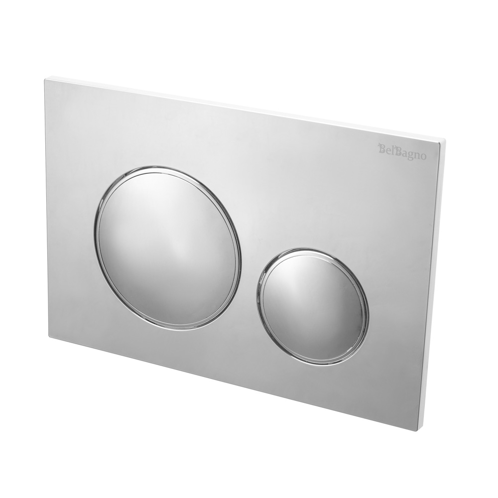 Кнопка смыва BelBagno BB-17C-CRM цвет хром