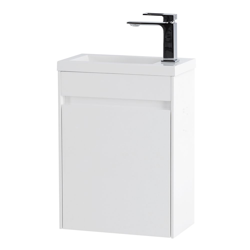 Тумба подвесная под раковину BelBagno PIETRA MINI-400-1A-SO-BL-R
