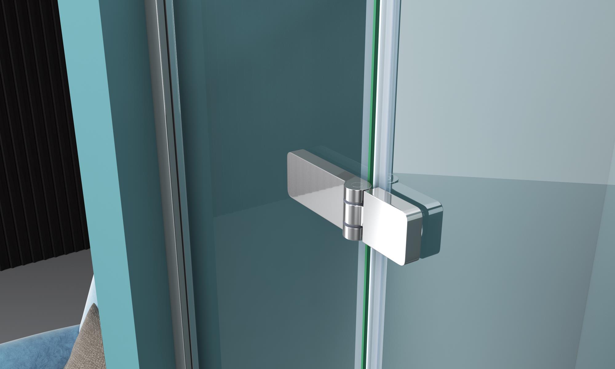 Душевая дверь BelBagno KRAFT-B-12-60/30-C-Cr-R