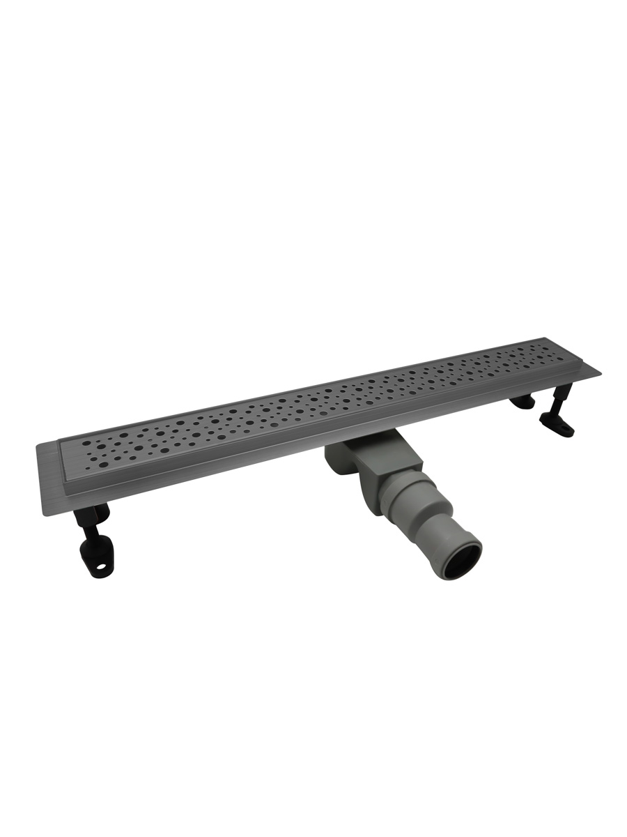 Душевой лоток CEZARES RELAX-LD-80-GM оружейная сталь