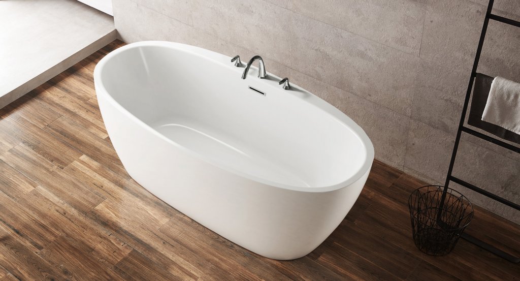 купить Ванна акриловая отдельностоящая BelBagno BB404-1500-800 