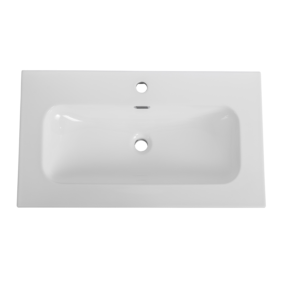 Тумба подвесная CEZARES DUET-N-800-2C-SO-FBS-P с раковиной CZR-8073-80, ясень белый софт