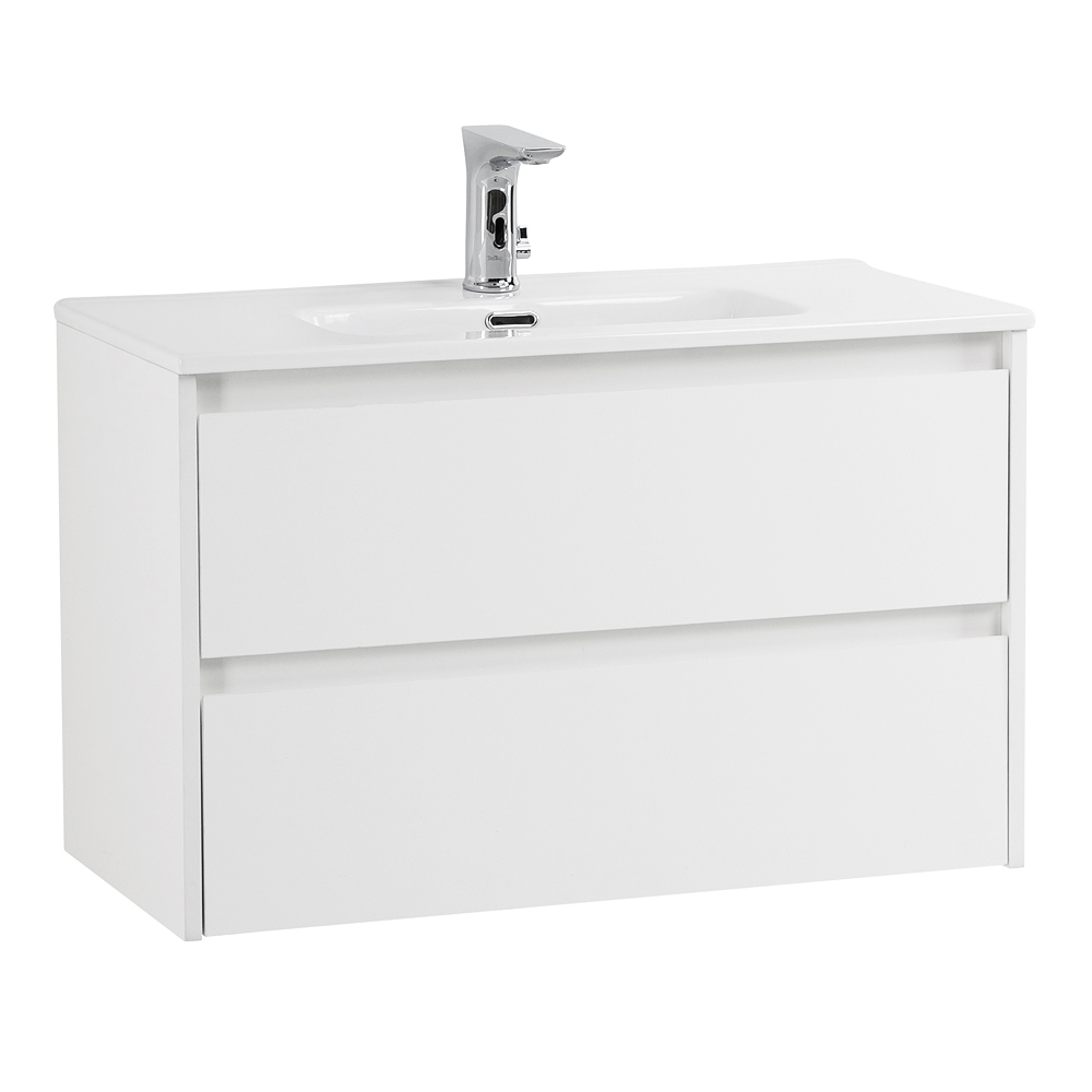 Тумба подвесная с раковиной BelBagno KRAFT 39-800/390-2C-SO-BO