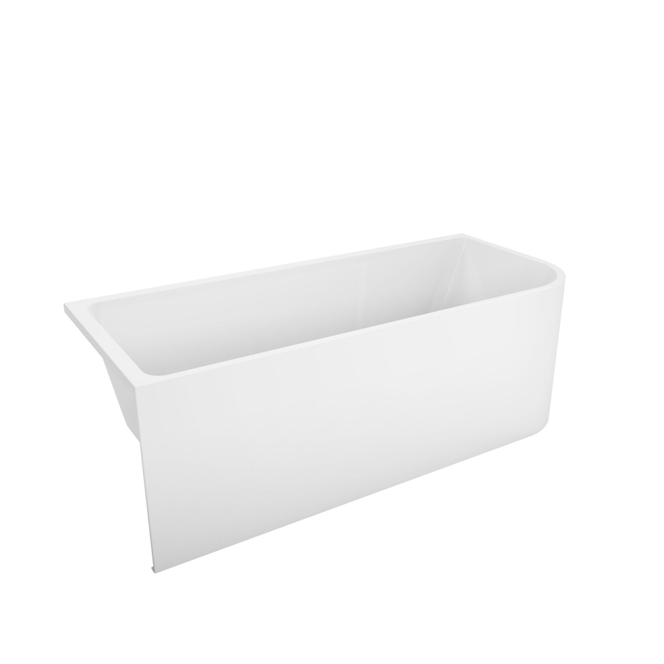 Асимметричная угловая акриловая ванна BelBagno BB712-1600-730-L
