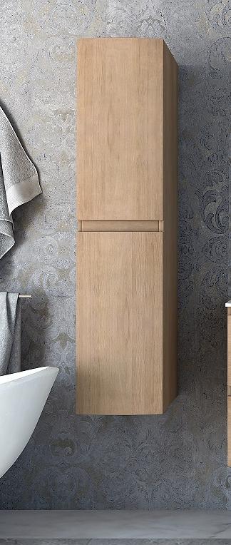 Пенал подвесной с двумя распашными дверцами Cezares 54837 Rovere tabacco