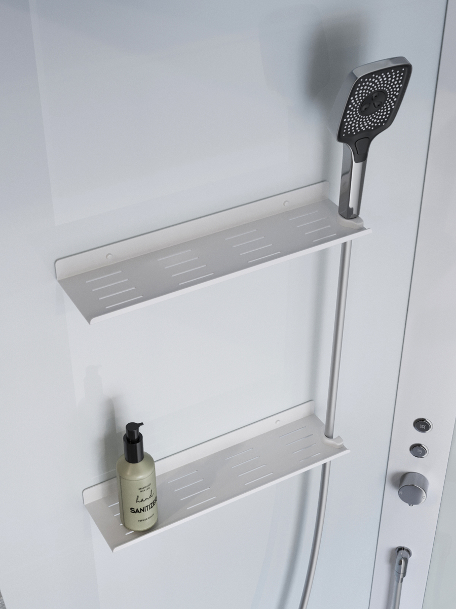 Душевая кабина BelBagno UNO-CAB-A-1-90-C-Cr-Bi-TOP-R, правосторонняя