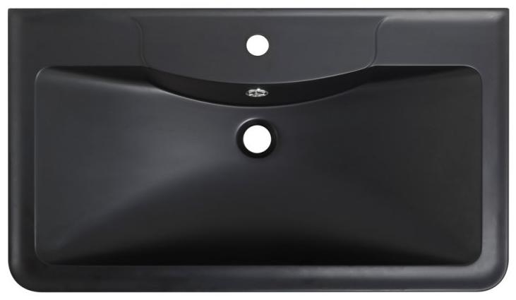 Раковина из литьевого мрамора BB800/455-LV-ART-ALR-NERO