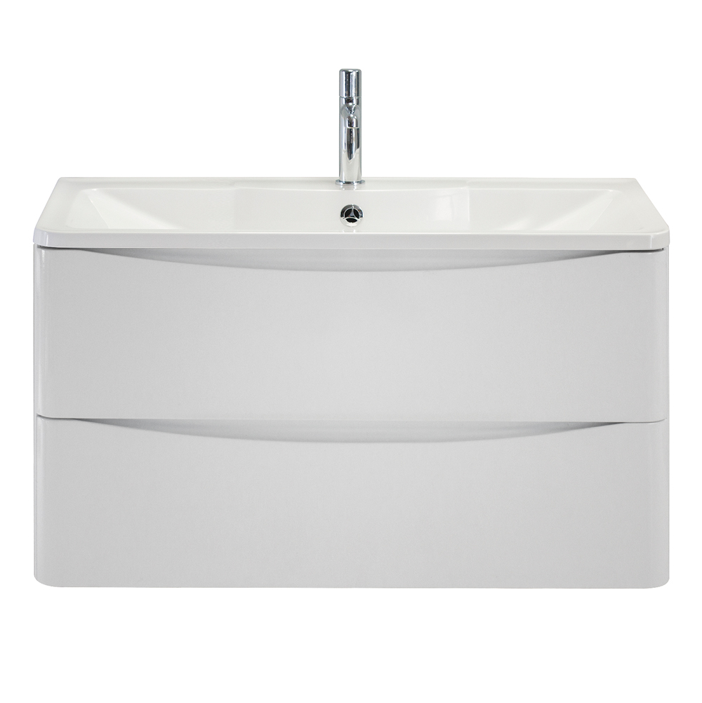 купить Мебель для ванной комнаты подвесная BelBagno ACQUA-1000-2C-SO-BL 100 см Bianco Lucido  