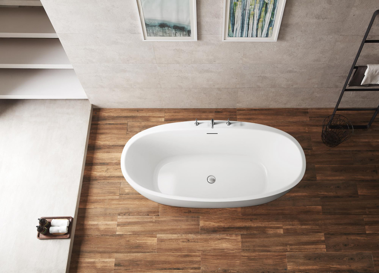 Ванна акриловая отдельностоящая BelBagno BB404-1500-800