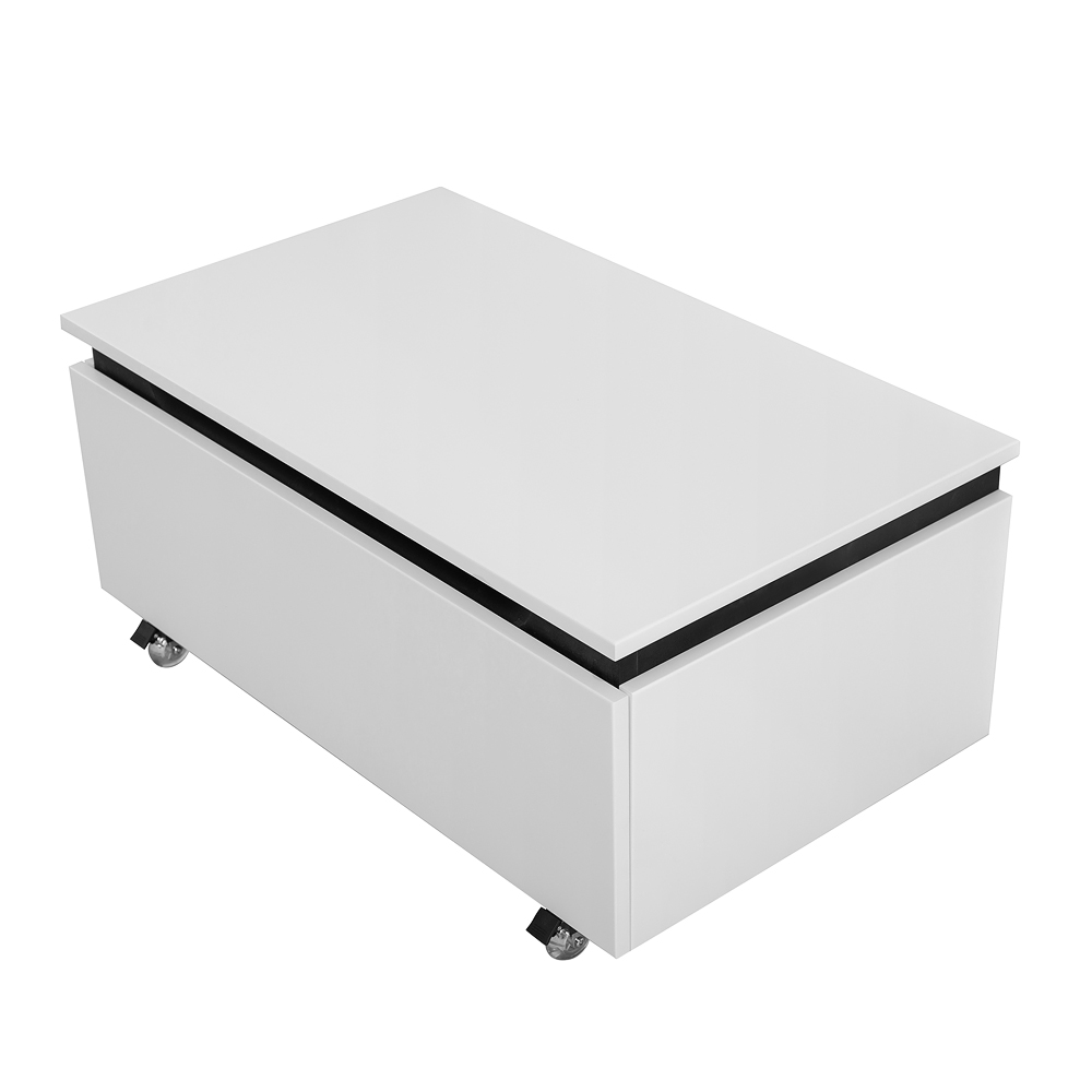 Тумба напольная с одним выкатным ящиком Cezares SLIDER-800-1C-PI-BO Bianco Opaco