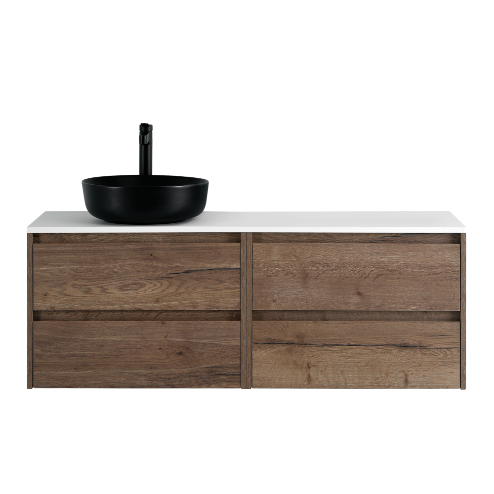 Мебель для ванной комнаты со столешницей BelBagno KRAFT-1200 Rovere Tabacco