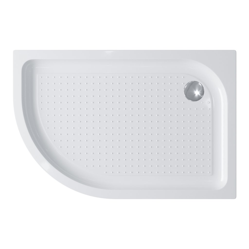 купить Акриловый поддон 100х80 правосторонний BelBagno TRAY-BB-RH-100/80-550-15-W-R с сифоном 