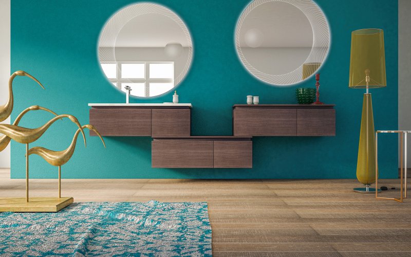 Мебель для ванной CEZARES AVRIL 100 см Rovere scuro Soft 