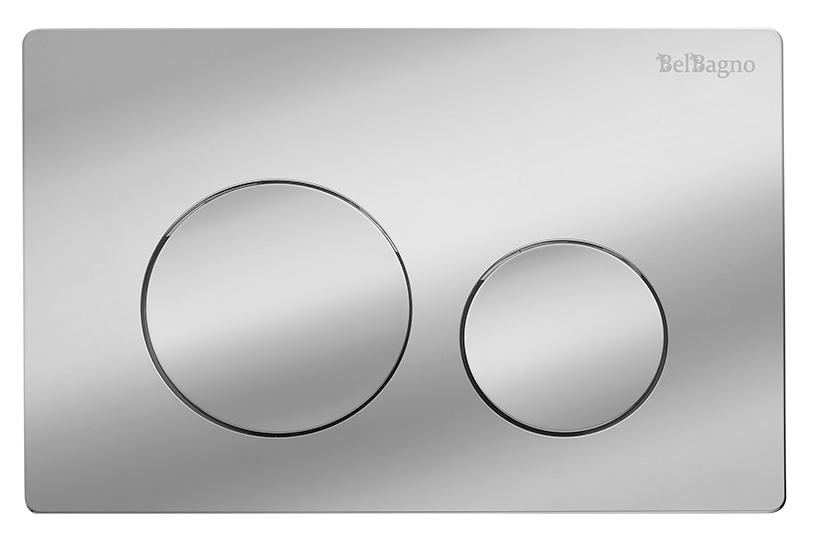 купить Кнопка смыва BelBagno BB-03C-CRM цвет хром 