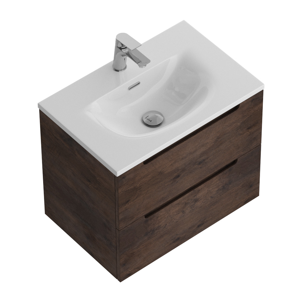 Тумба подвесная с раковиной BelBagno ETNA39-500/390-2C-SO-RW-P+BB-8099-3-50
