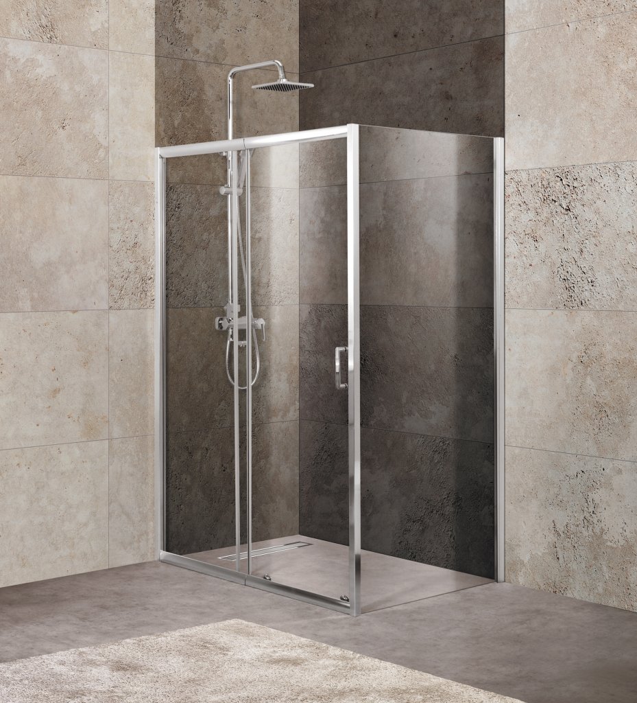 купить Душевой уголок BelBagno UNIQUE-AH-1-110/125-100-C-Cr 