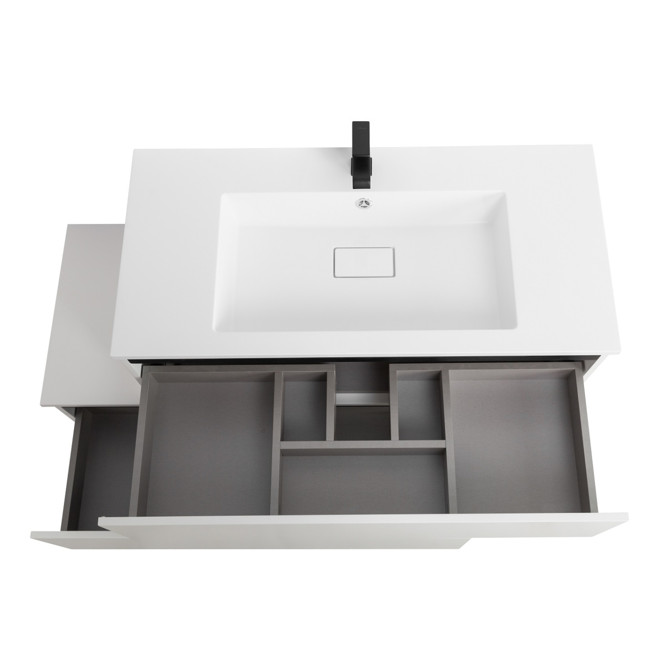 Мебель для ванной Cezares SLIDER 100 Bianco Opaco SLIDER-1000-1C-SO-BO