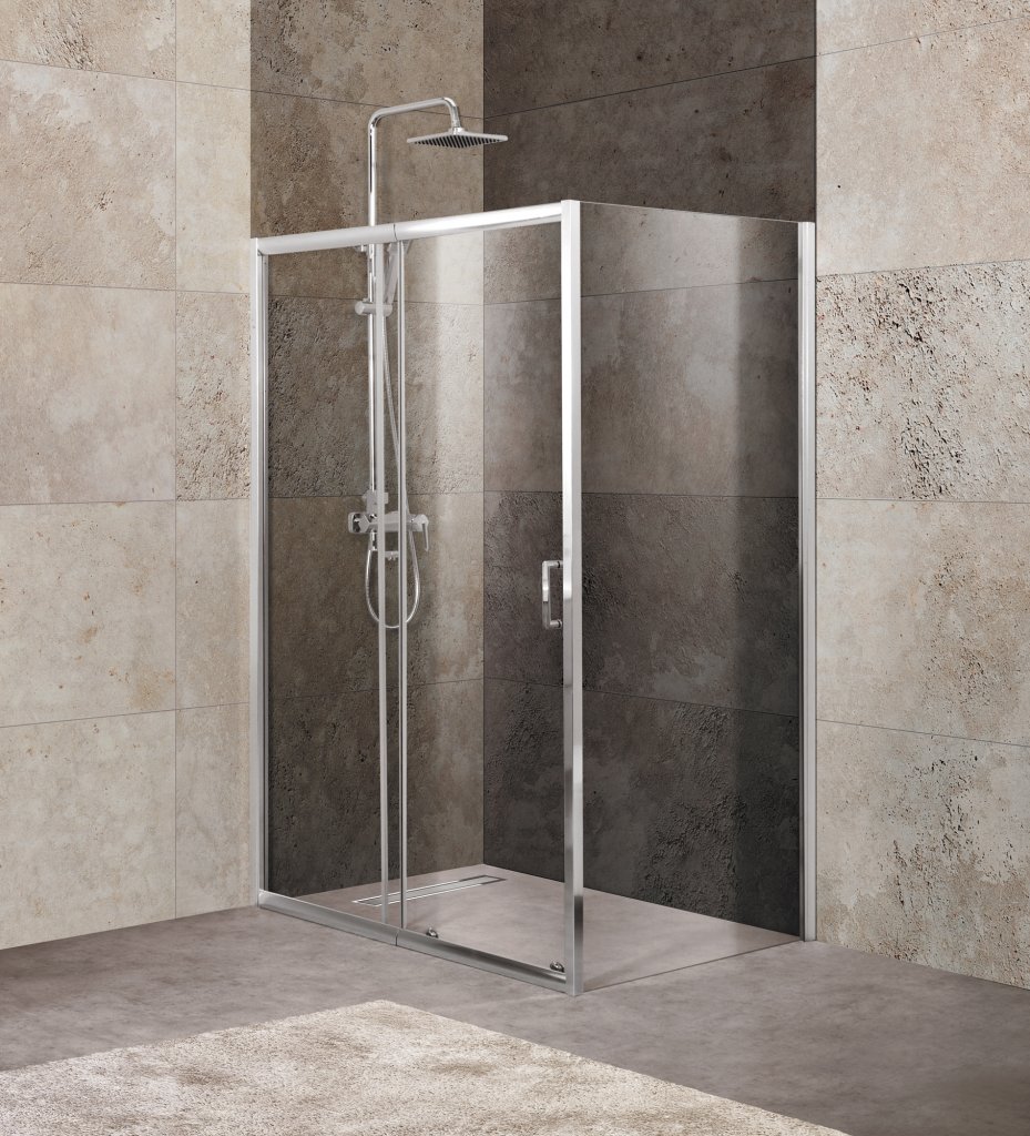 купить Душевой уголок BelBagno UNIQUE-AH-1-100/115-90-C-Cr 