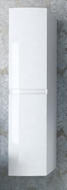 купить Колонна подвесная с двумя распашными дверцами, реверсивная CEZARES 44324 Bianco lucido 