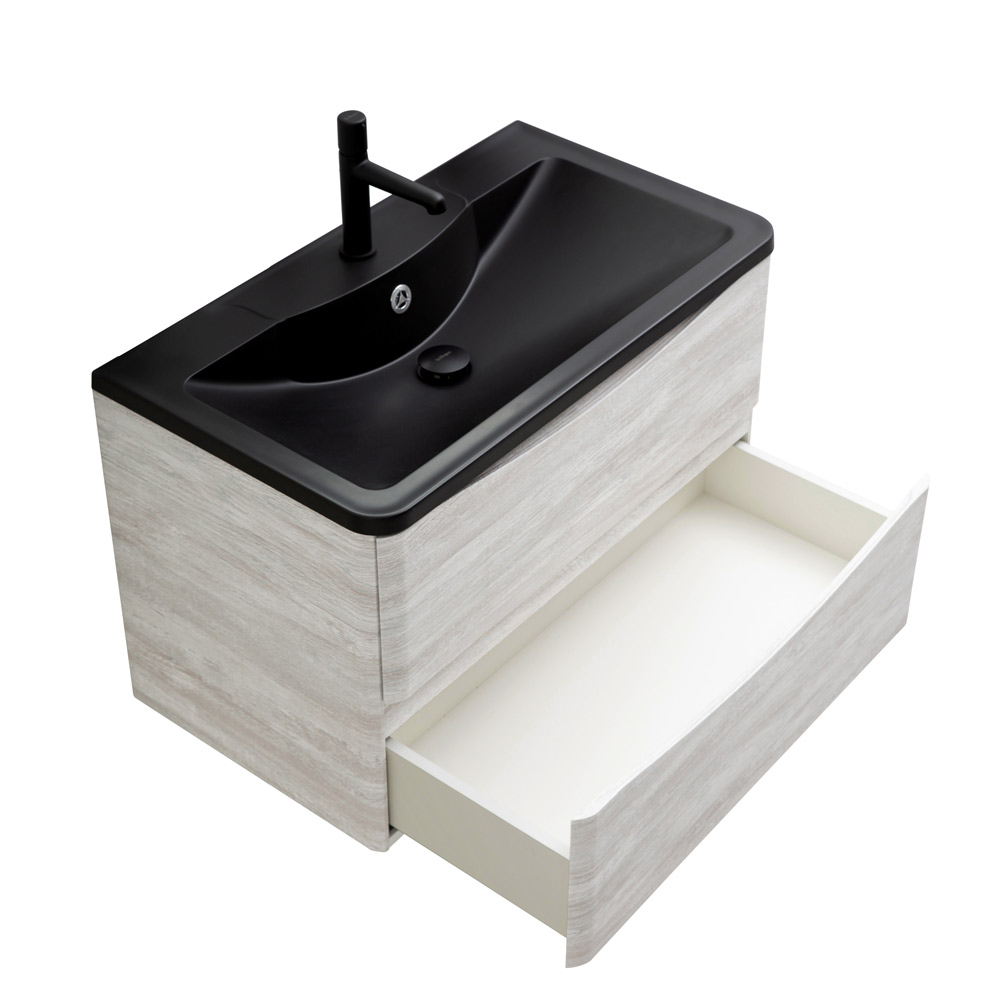 Мебель для ванной комнаты подвесная BelBagno ACQUA-800-2C-SO-RVB 80см Rovere Vintage Bianco 